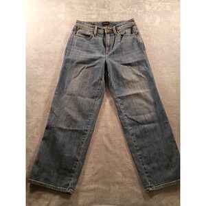 Talbots Jeans Womens 2 Blue High Rise Stovepipe Straight 26x26 Classic Denim